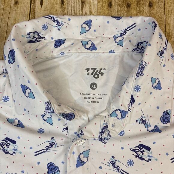 1764 Golf Polo Shirt Mens Size XL - Picture 3 of 8